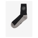 Šedo-čierne ponožky SAM 73