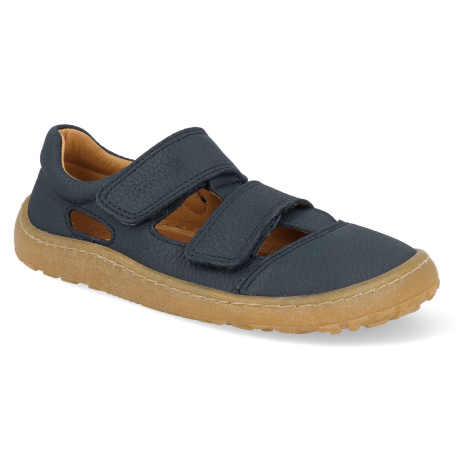 Barefoot dětské sandály Froddo - Elastic Sandal dark blue tmavě modré