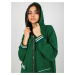 TMAVOZELENÁ OVERSIZE MIKINA S VRECKAMI RV-BL-8149.91P-DARK GREEN