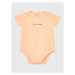 Calvin Klein Jeans Detské body Monogram IN0IN00014 Oranžová Regular Fit