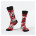 Red camo men's socks