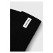 Čiapka s prímesou vlny Calvin Klein čierna farba, z tenkej pleteniny
