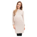 Svetlohnedé tehotenské šaty 40026