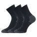 Voxx Boaz Športové slabé ponožky - 3 páry BM000004233800102195 čierna
