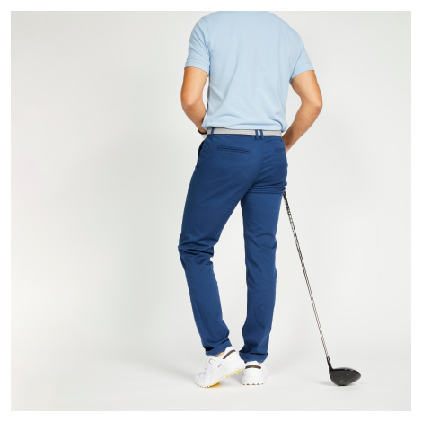 Pánske golfové nohavice MW500 modré INESIS