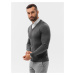 Ombre Men's sweater with white collar