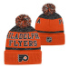 Philadelphia Flyers detská zimná čiapka Puck Pattern Cuffed