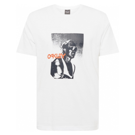 OAKLEY Funkčné tričko 'Scott Tinley'  grafitová / oranžová / biela
