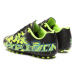 Chlapčenské futbalové kopačky outdoorové JOMA Propulsion Jr FG black yellow fluor