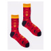 Yoclub Bavlnené ponožky Vzory Farby SKA-0054F-H400 Maroon