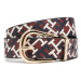 Tommy Hilfiger Dámsky opasok Casual Chic Monogram Aop 3.0 AW0AW13965 Hnedá