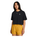 Under Armour Dámske tričko W BOXY CROP LOGO SS Black  XSXS