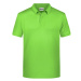 James&amp;Nicholson Pánska polokošeľa JN8010 Lime Green