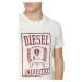 Tričko Diesel T-Diegor-E10 T-Shirt Biela