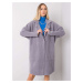 ŠEDÝ KLASICKÝ TEDDY COAT EVELINE MBM-PL-1521.97P-GREY