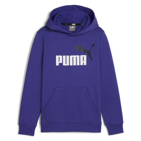 Puma  ESS+ 2 COL BIG LOGO HOODIE FL  Mikiny Fialová