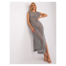 Grey maxi dress for summer