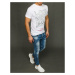 White RX3887 men's T-shirt with print