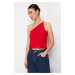 Trendyol Red Single Strap Woven Blouse