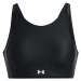 Podprsenka Under Armour Infinity Mid High Neck Shine Black