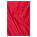 ŠATY GANT D1. V-NECK DRESS červená