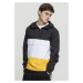 Color Block Pull Over Blk/chromeyellow/wht Jacket