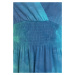 LASCANA Plážové šaty  kráľovská modrá / svetlomodrá