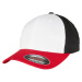 3-Tone Flexfit Red/White/Black