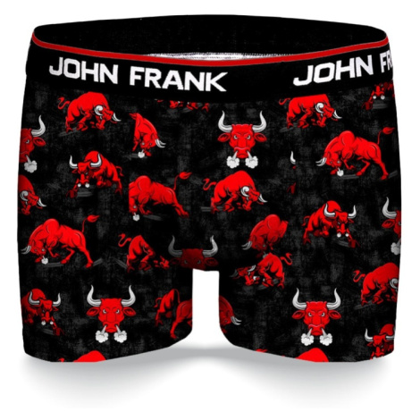 Pánske boxerky John Frank JFBD332 černá