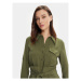 MAX&Co. Košeľové šaty Armilla 2416221032200 Zelená Regular Fit