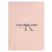 Svetloružové dievčenské tričko Calvin Klein Jeans