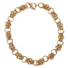 Multiring necklace - gold color