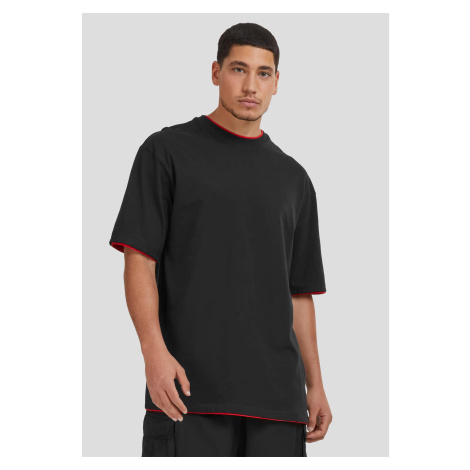 Contrasting high shirt blk/red Urban Classics