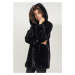 Women's Hooded Teddy Coat Black