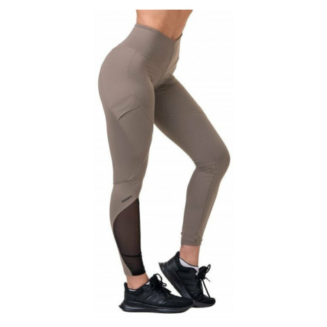 Nebbia Fit Smart High-Waist Mocha Fitness nohavice