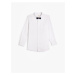 Koton Shirt Bow Tie Detailed Long Sleeve Cotton Classic Collar