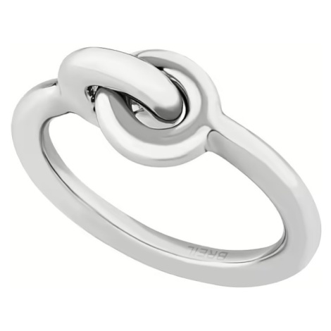 BREIL Minimalistický oceľový prsteň Tie Up TJ348 56 mm