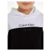 Calvin Klein Jeans Mikina  čierna / biela