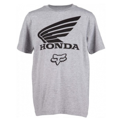 Fox YOUTH FOX HONDA SS sivá - Detské tričko