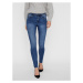 Vero Moda Džínsy Tanya 10222531 Tmavomodrá Skinny Fit