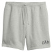 GAP V-HERITAGE LOGO SHORT Pánske šortky, sivá, veľkosť