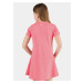 Ružové dievčenské šaty s potlačou SAM 73