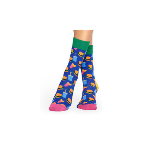Happy Socks Ponožky Vysoké Unisex HAM01-6000 Tmavomodrá