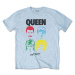 Queen tričko Hot Space Album Modrá