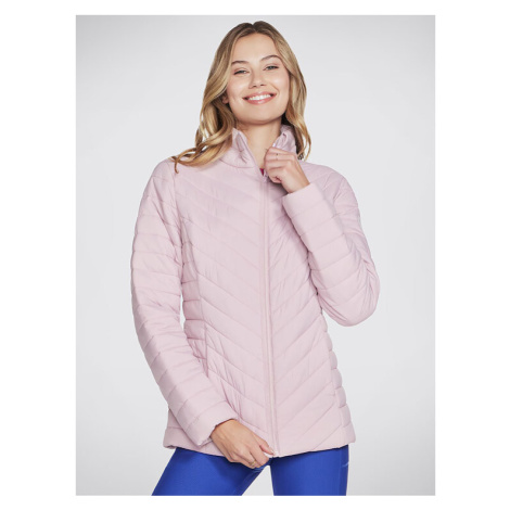 Skechers Bunda anorak Goshield Everyday Jacket JA6 Ružová Regular Fit