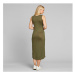 Dedicated Jersey Dress Kristinehamn Leaf Green