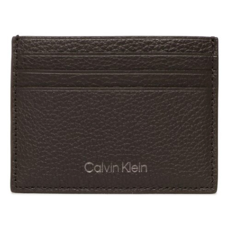 Calvin Klein Puzdro na kreditné karty Warmth Cardholder 6Cc K50K507389 Hnedá