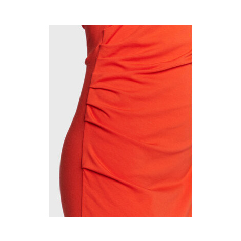 Lauren Ralph Lauren Každodenné šaty 250872144002 Oranžová Regular Fit