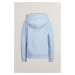 MIKINA GANT ARCHIVE SHIELD RAGLAN HOODIE FRESH BLUE