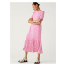 Letné a plážové šaty pre ženy Marks & Spencer - ružová, krémová